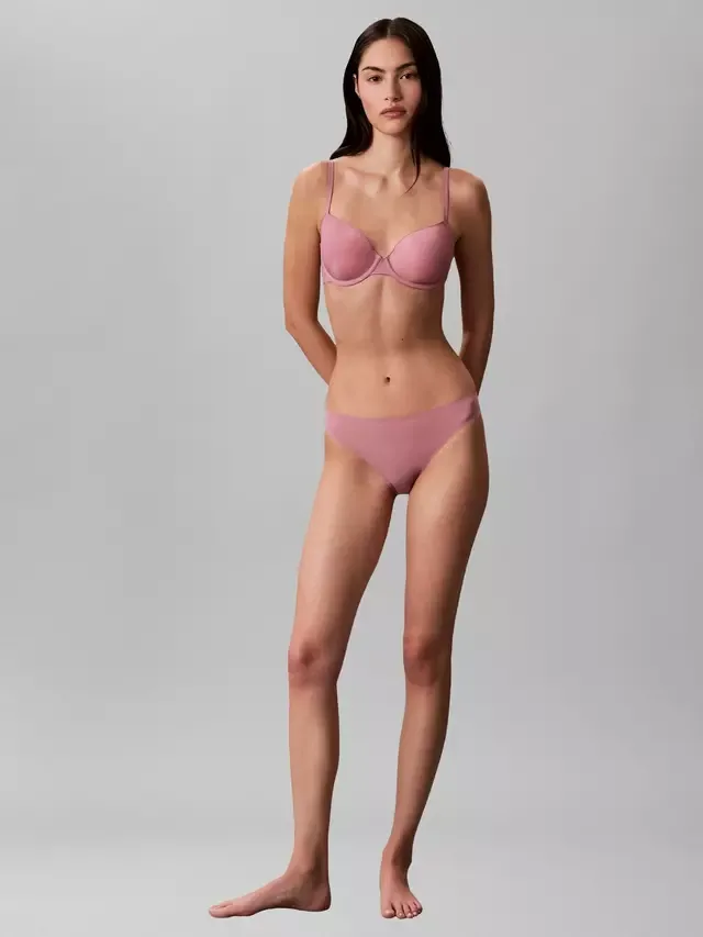 Идеально сидящие ультралегкие бикини-трусики, нежно-лилового цвета Calvin Klein — фото 2