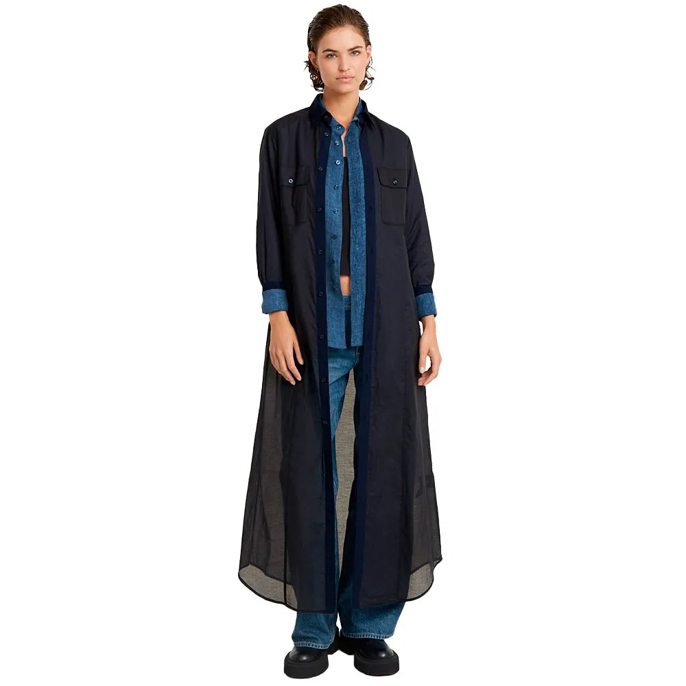 

Платье G-Star Indigo Voile long, синий
