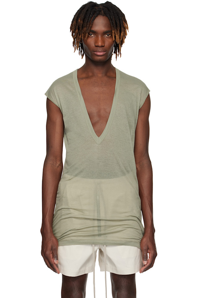 

Футболка Hollywood Dylan Rick Owens, цвет celadon
