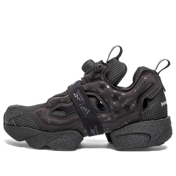 

Кроссовки instapump fury boost 'triple black' Reebok, черный