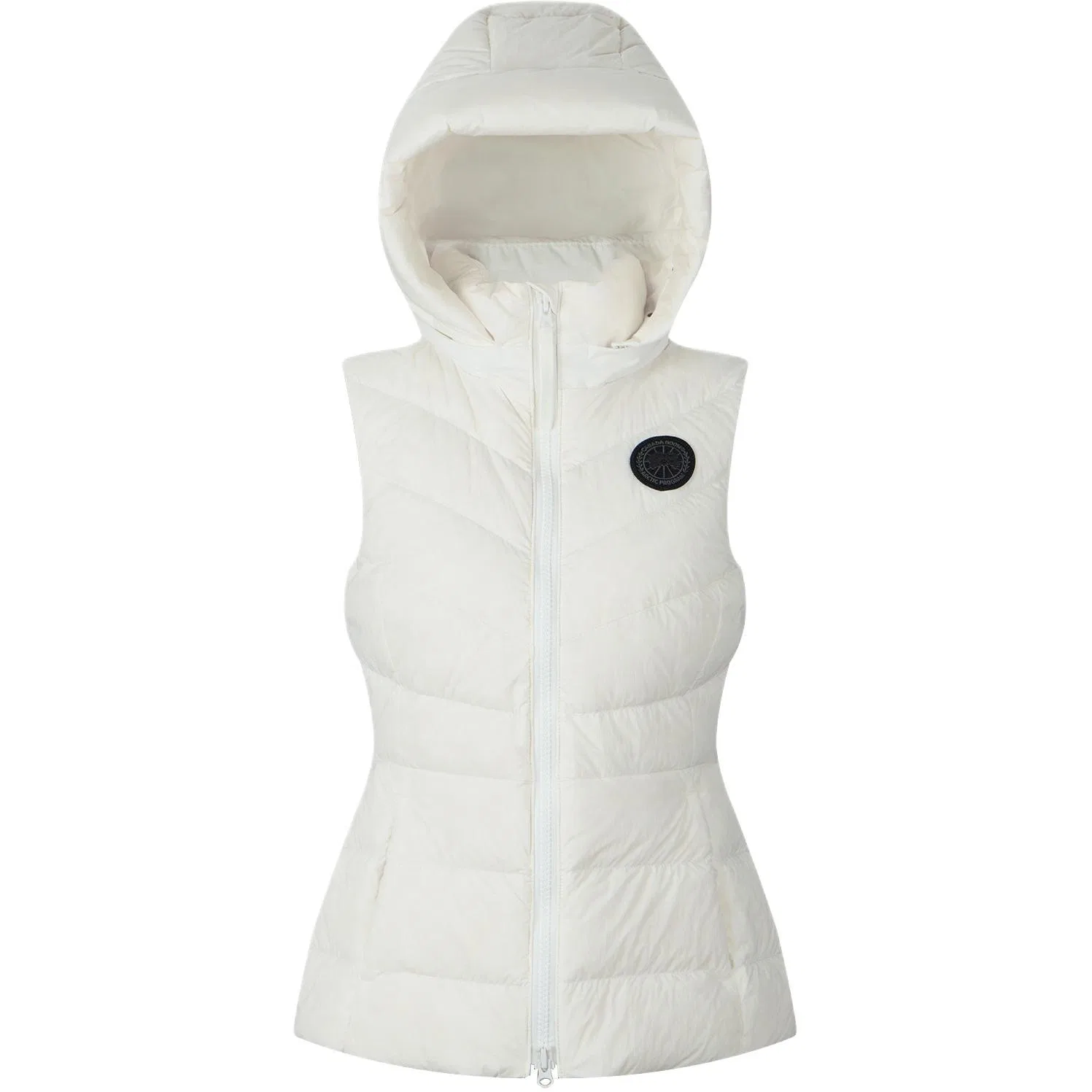 Пуховик жилет женский Canada Goose Ecru