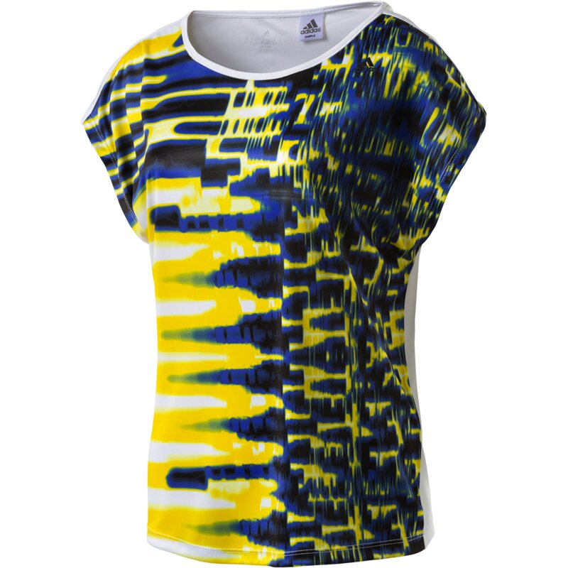 

Футболка с принтом в виде толстовки Adidas, мультиколор