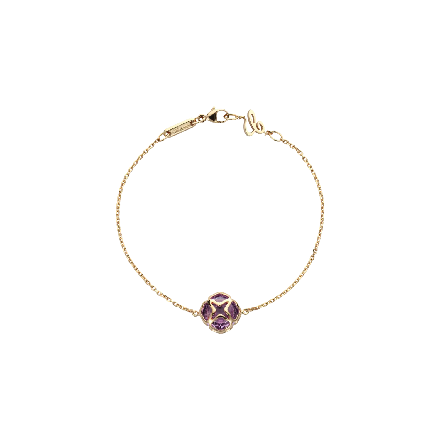 

Браслет imperial из розового золота с аметистом Chopard