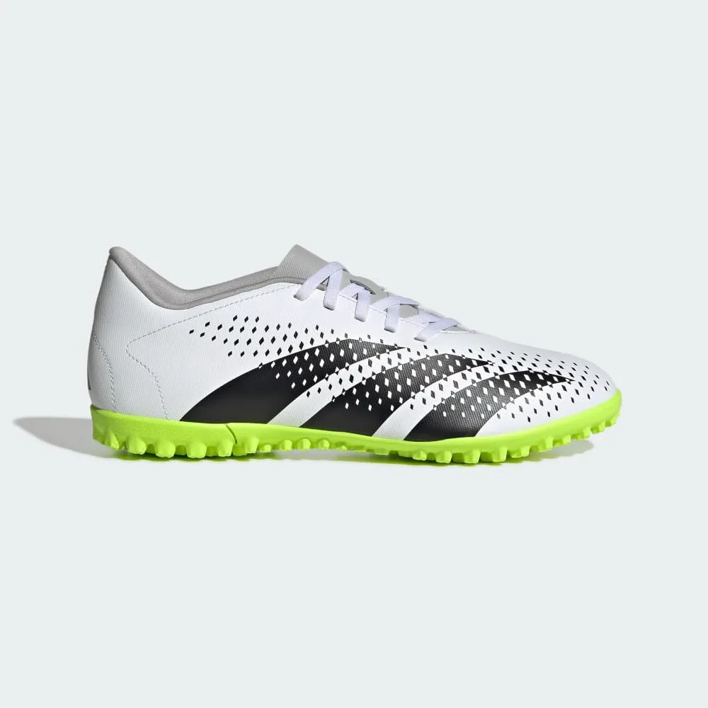 Футбольные бутсы Adidas Predator Accuracy.4 для игры на твердом покрытии, унисекс, белый/черный — фото 2