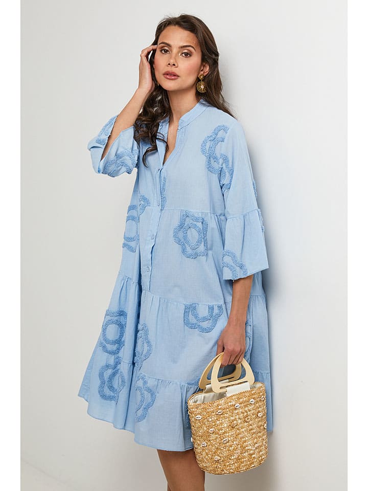 

Короткое платье Lin Passion, светло-синий