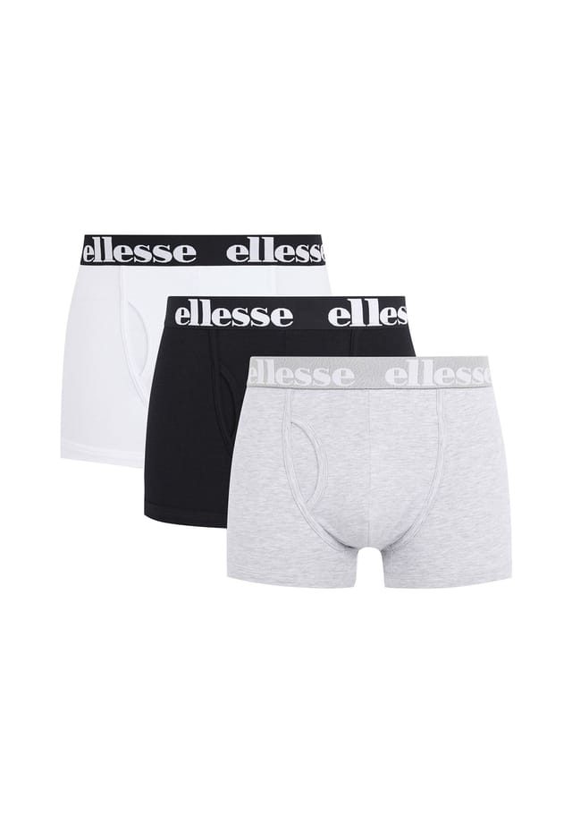 

Боксеры hali упаковка из 3 штук - модные трусы с логотипом хлопок стрейч Ellesse, мультиколор