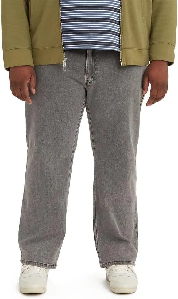 Джинсы прямые свободные Levi's, серый средний