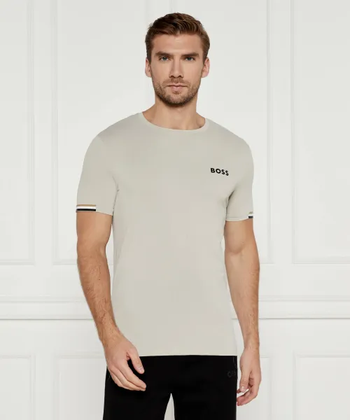 

Футболка Boss x Matteo Berrettini Slim fit Boss Green, бежевый