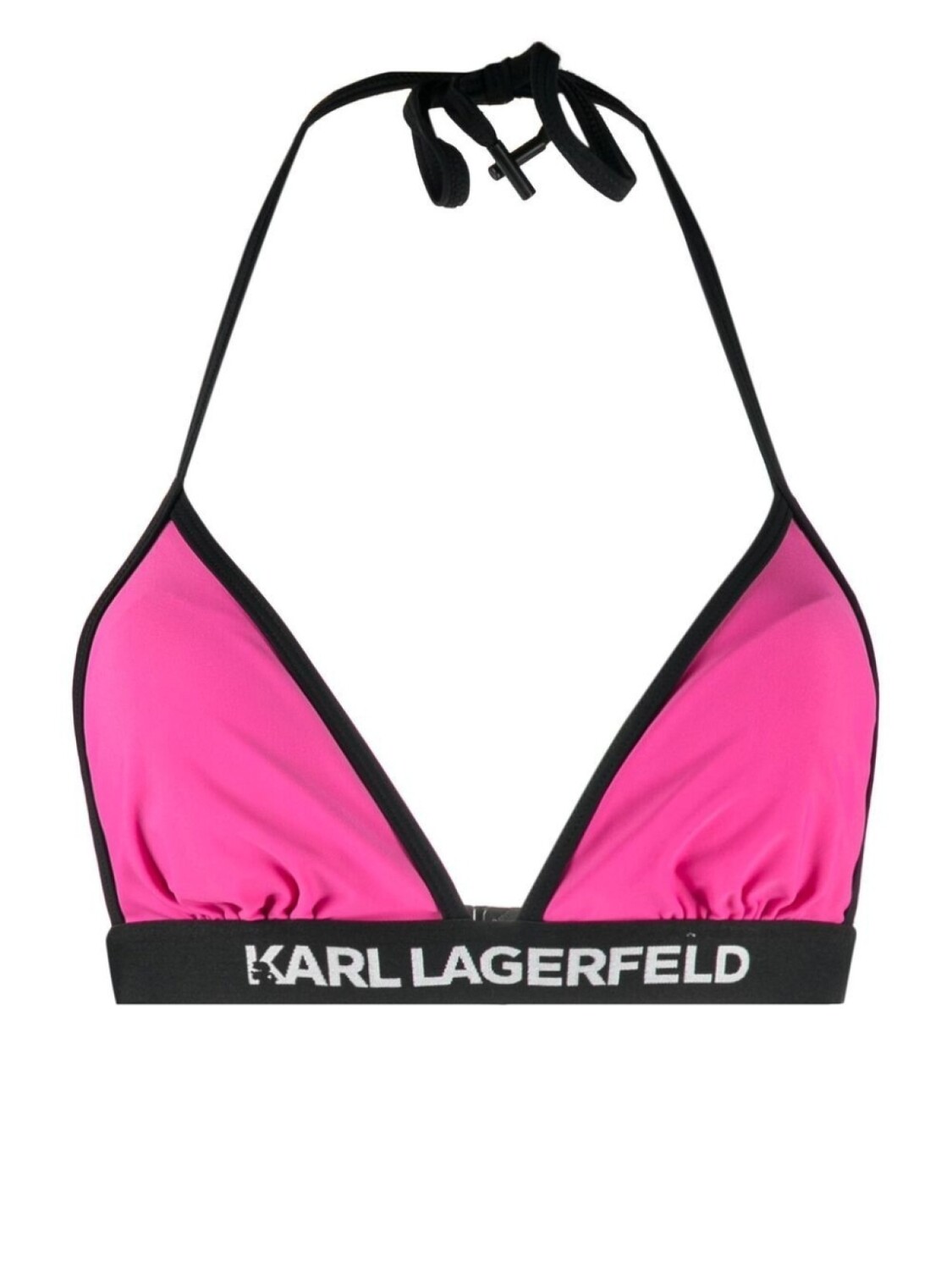 

Karl Lagerfeld топ бикини с логотипом, розовый