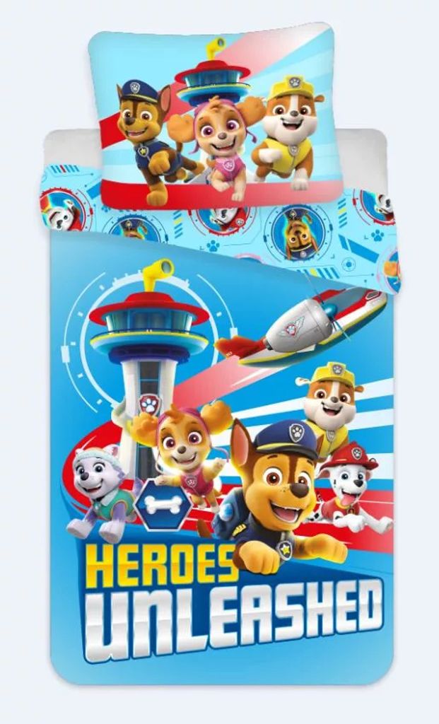 

Пододеяльник Paw Patrol Happy Blue 140 x 200 см - 70 x 90 см - хлопок BrandMac