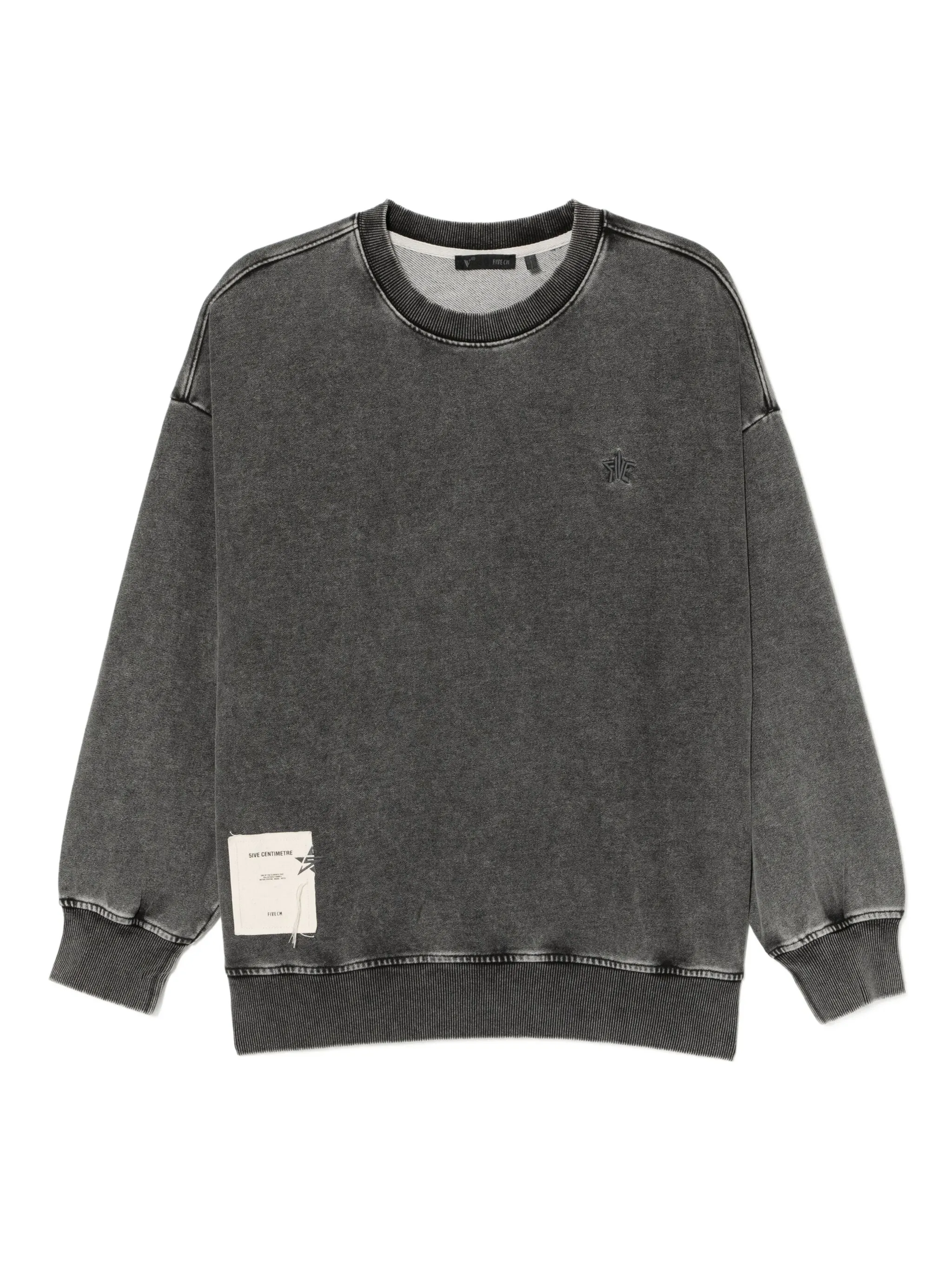 

Толстовка с вышитым логотипом Five Cm, серый
