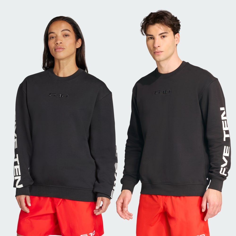 

Спортивная толстовка Adidas Five Ten Logo Crew Neck Sweatshirt, черный