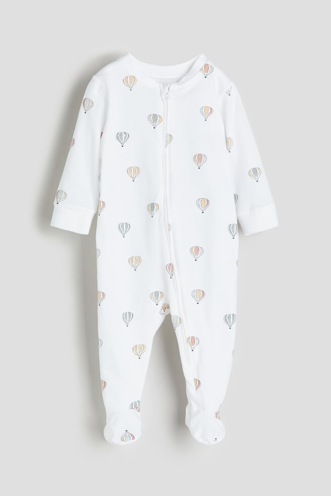 

Пижама с ногами H&M, белый