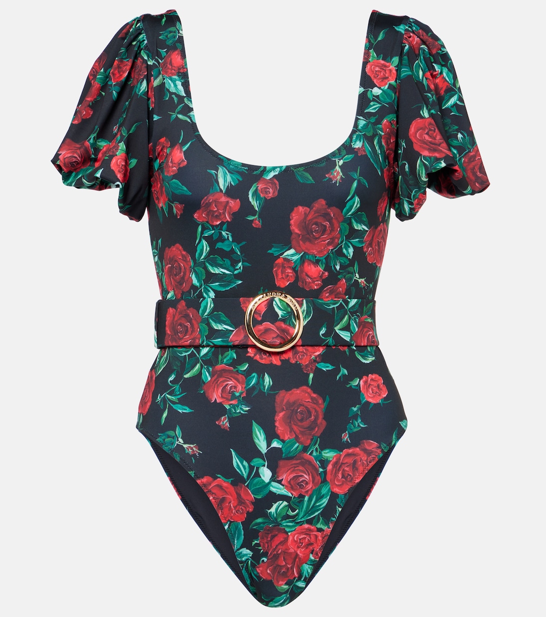 

Купальник Джини с цветочным принтом Alexandra Miro, Black Rose Print