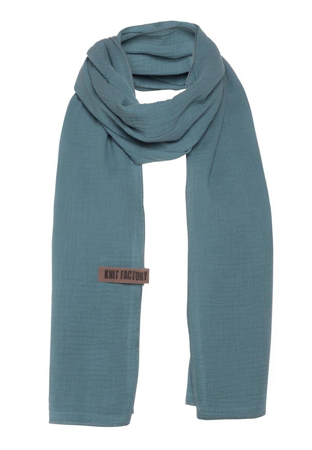 

Шарф LIV Knit Factory, цвет stone green