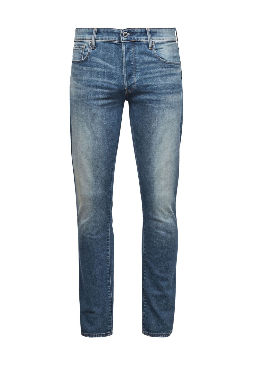 

3301 Прямые зауженные джинсы, потертые, мужские G-STAR RAW, цвет Vintage Azur