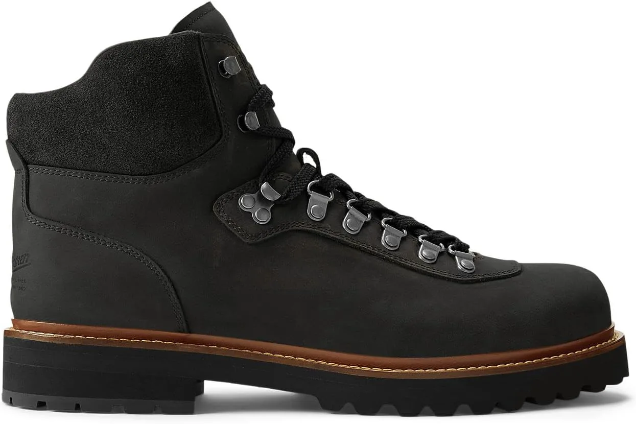 Мужские кожаные походные ботинки POLO RALPH LAUREN Alpine, черный — фото 2