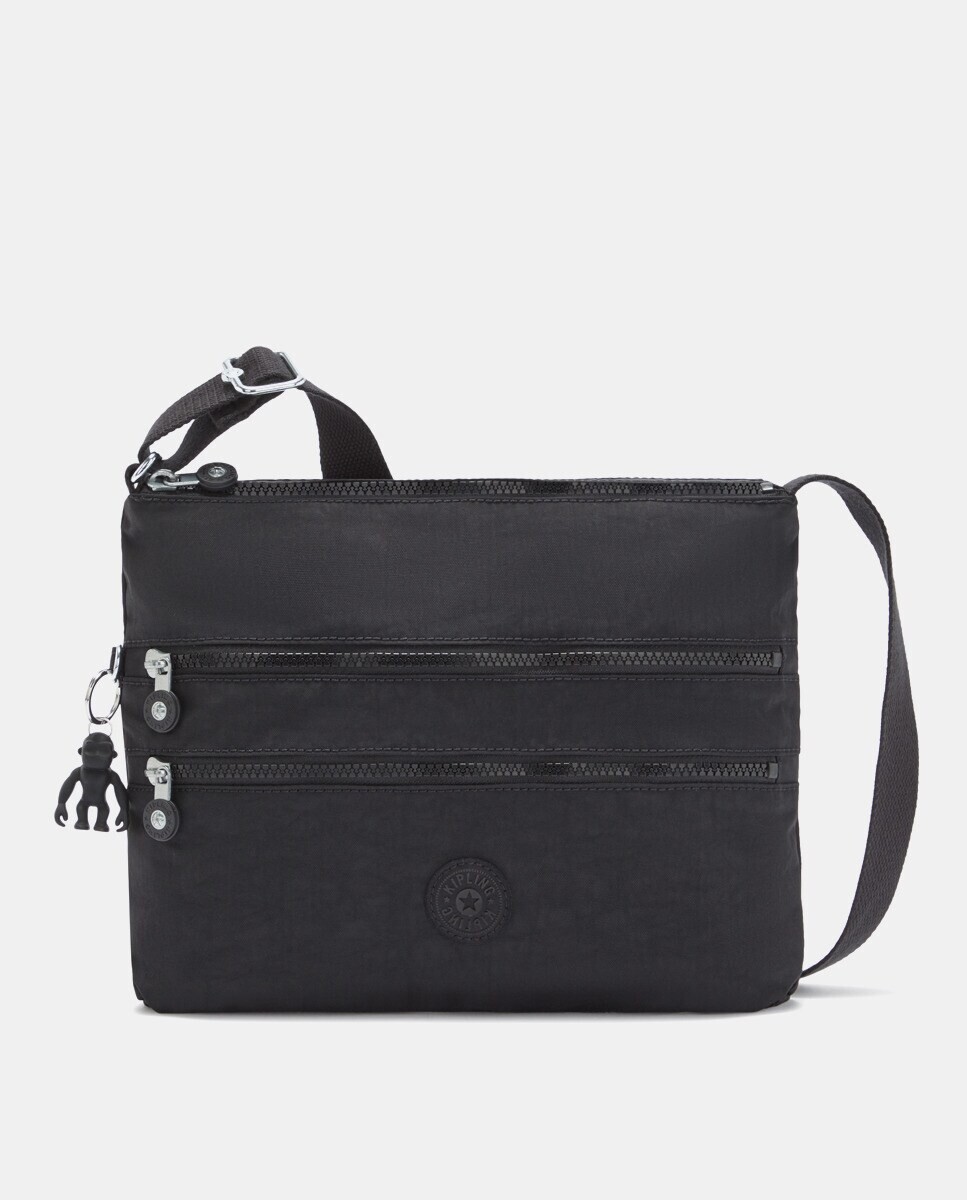

Kipling Alvar женская черная сумка через плечо из нейлона на молнии Kipling, черный