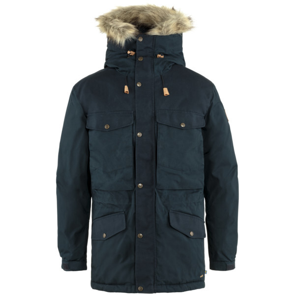 

Пуховик Fjällräven, темно-синий