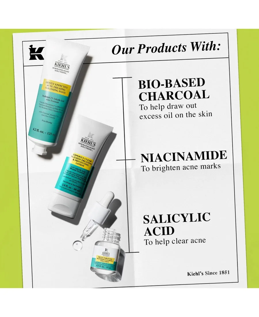 Kiehl's Since 1851 Набор из 3 средств: очищающая паста и средство для точечного нанесения Clear Intentions — фото 2
