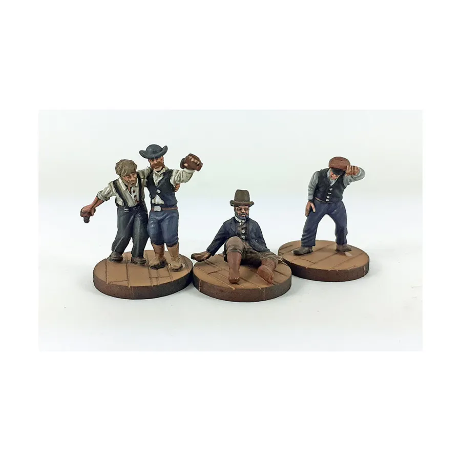 

Пьяные посетители, Dead Man's Hand Miniatures (28mm)