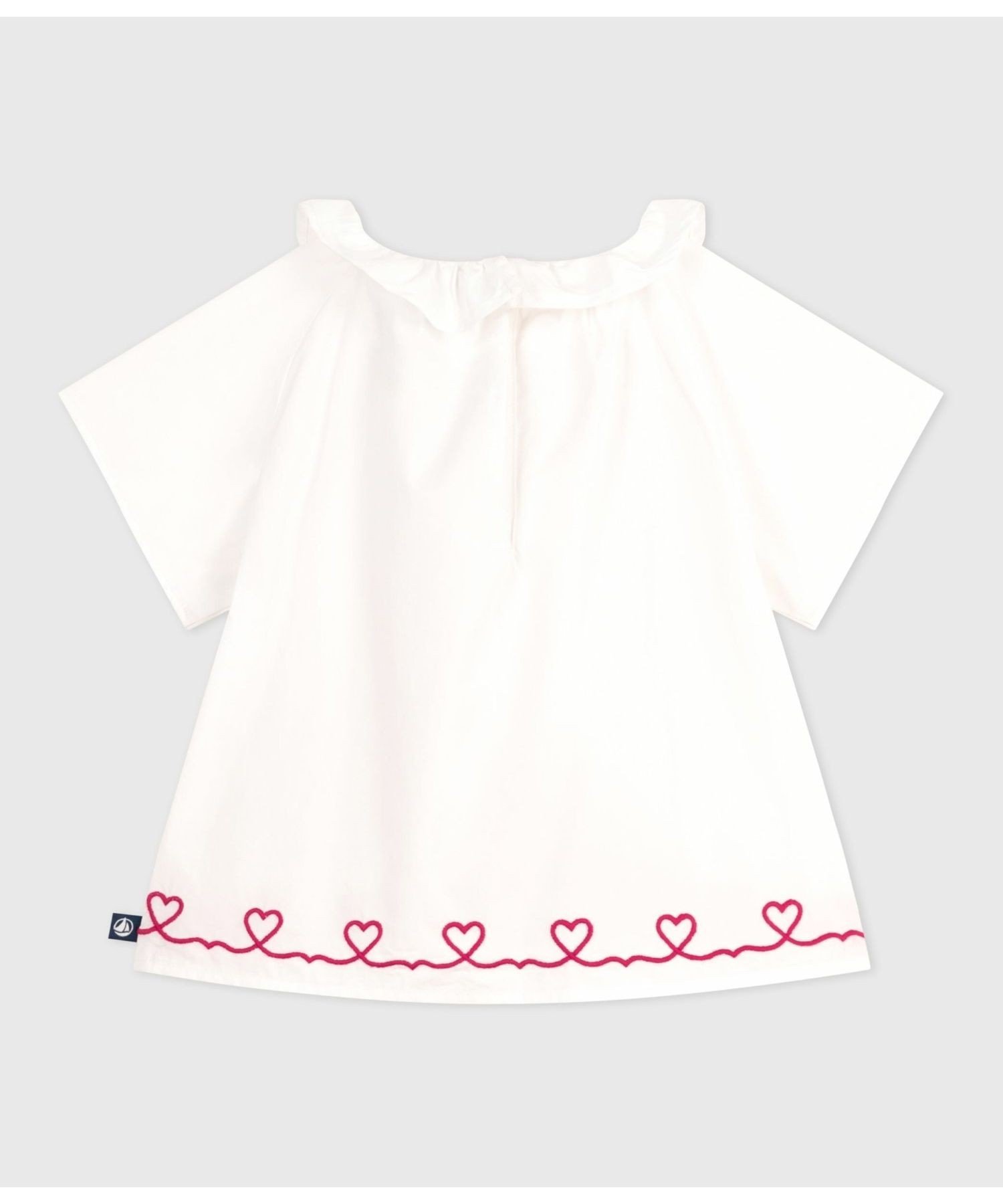 Блузка с коротким рукавом PETIT BATEAU, White — фото 2