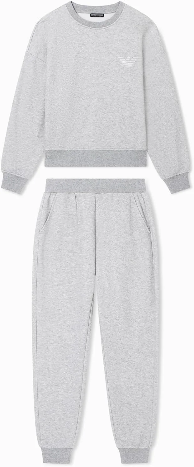 Женский спортивный костюм Emporio Armani Iconic Terry Jogger, серый