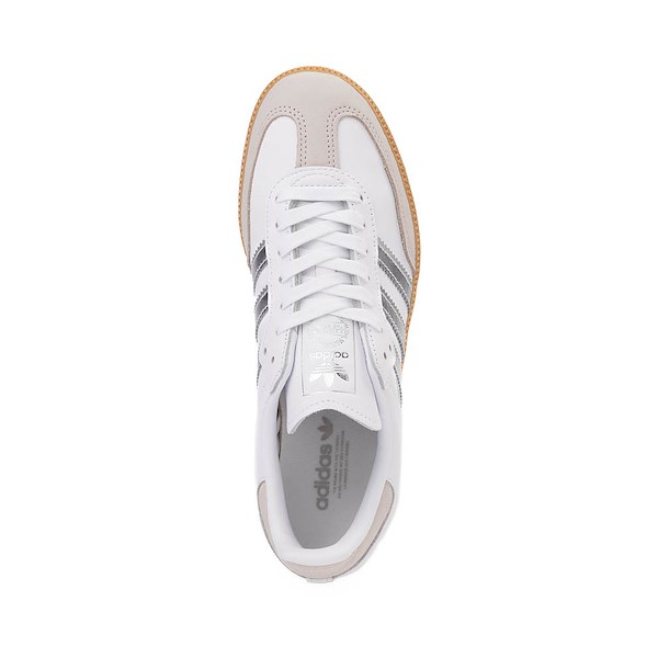Кроссовки Womens adidas Samba OG Athletic Shoe, цвет White/Silver/Gum — фото 2