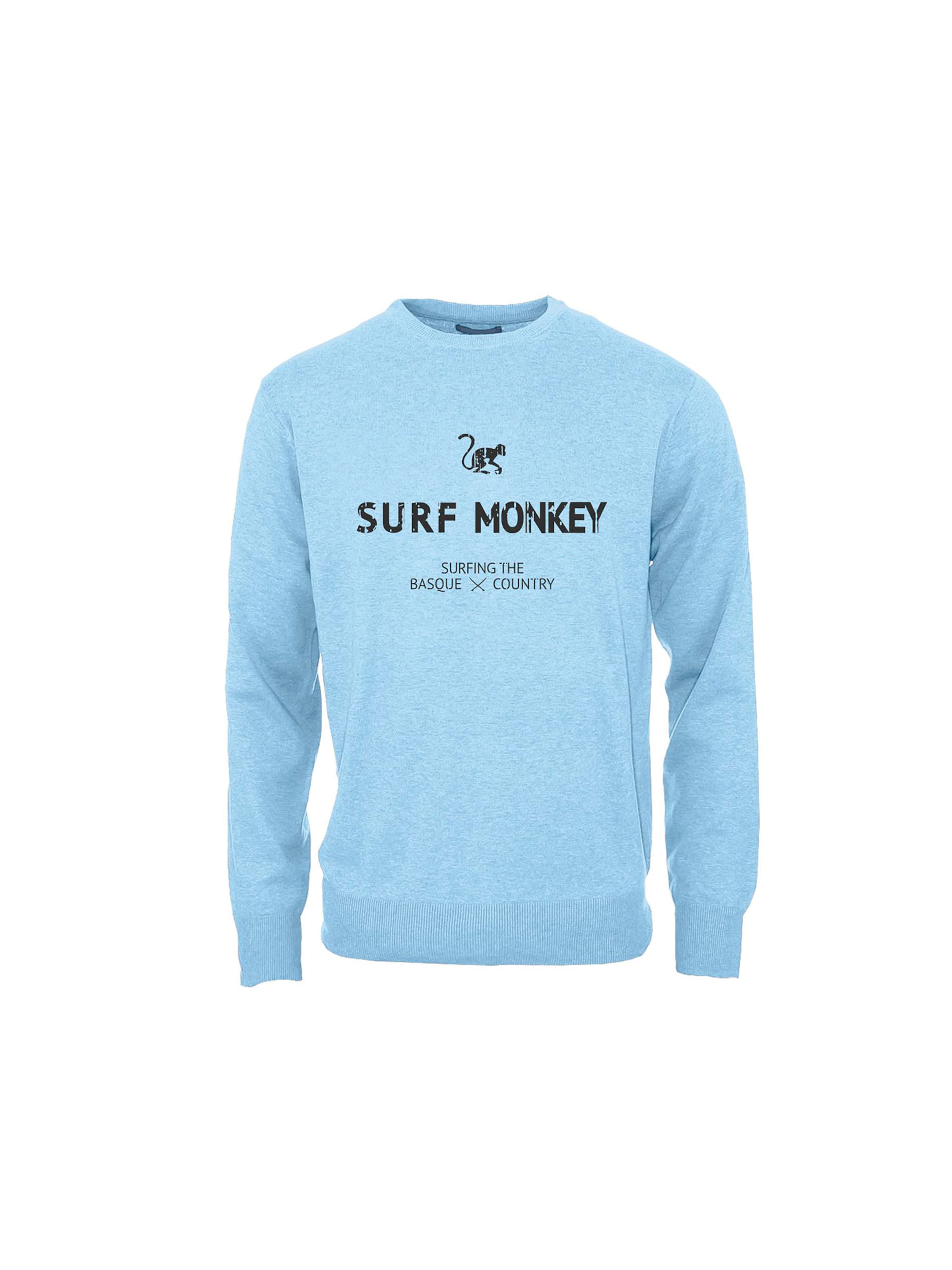 

Surf Monkey Свитшот в небесно-голубом цвете, Синий, Surf Monkey Свитшот в небесно-голубом цвете