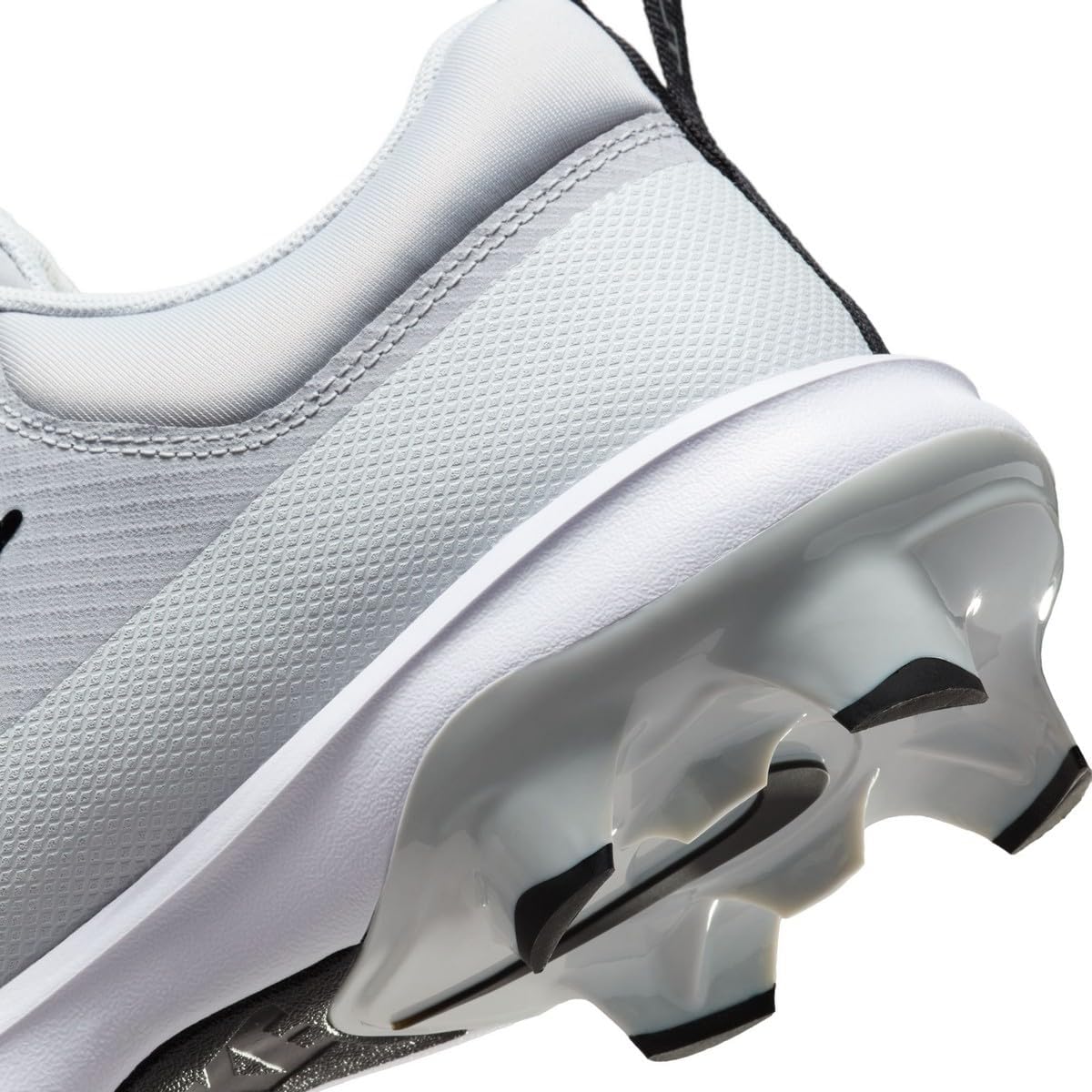 Бутсы для бейсбола Nike Force Trout 9 Pro MCS (FZ8644-100, белый/фантомный/черный/королевский пульс), Wolf Grey/Pure Platinum/Black/Metallic Silver — фото 3