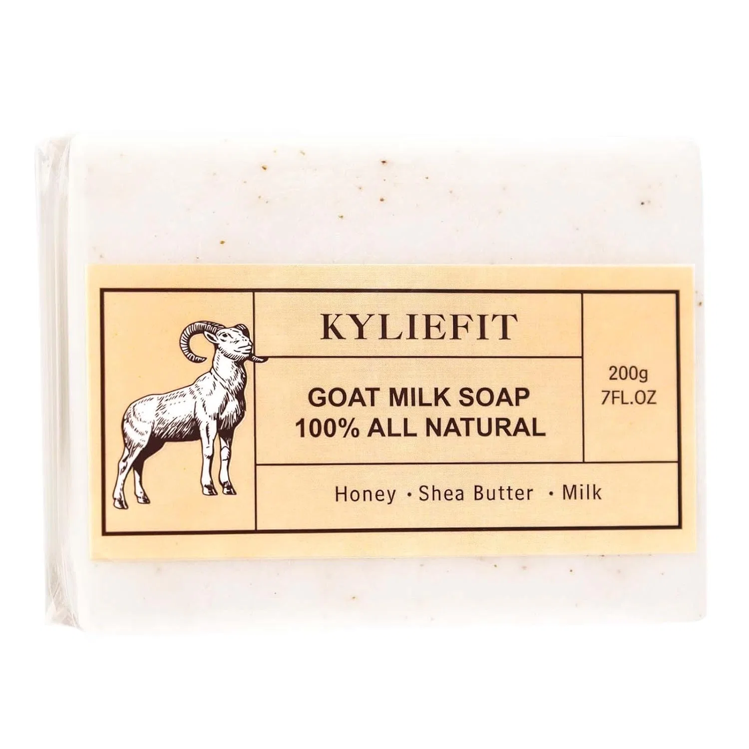 Натуральное козье мыло с медом и маслом ши 200 г ‎Ailke Boost Luster, 1Pcs