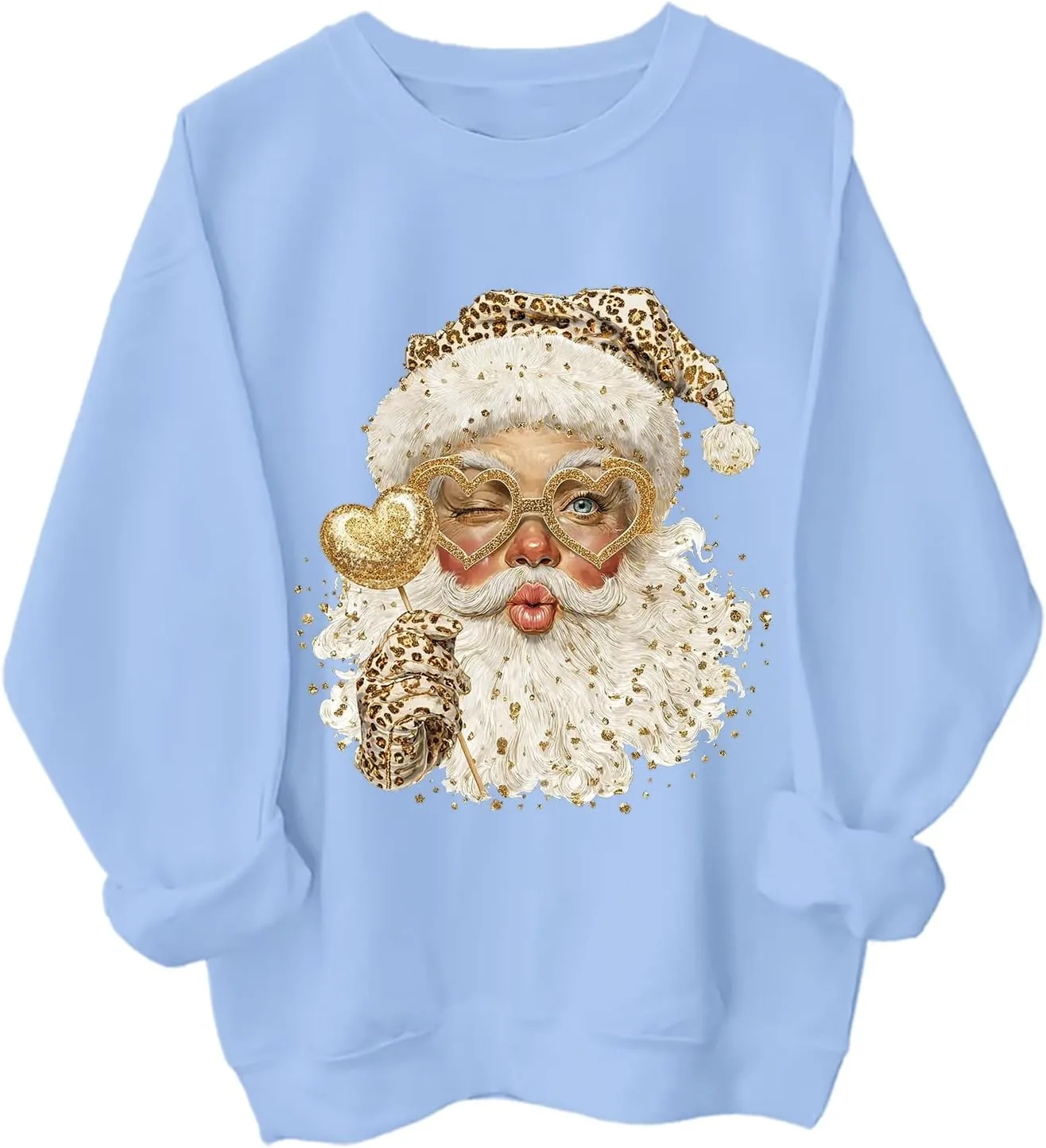 

Свитшот с лицом Санты Leopard Yuisi Doxn