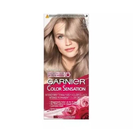 

Стойкая краска для волос Color Sensation 8.11 Жемчужный блондин, Garnier