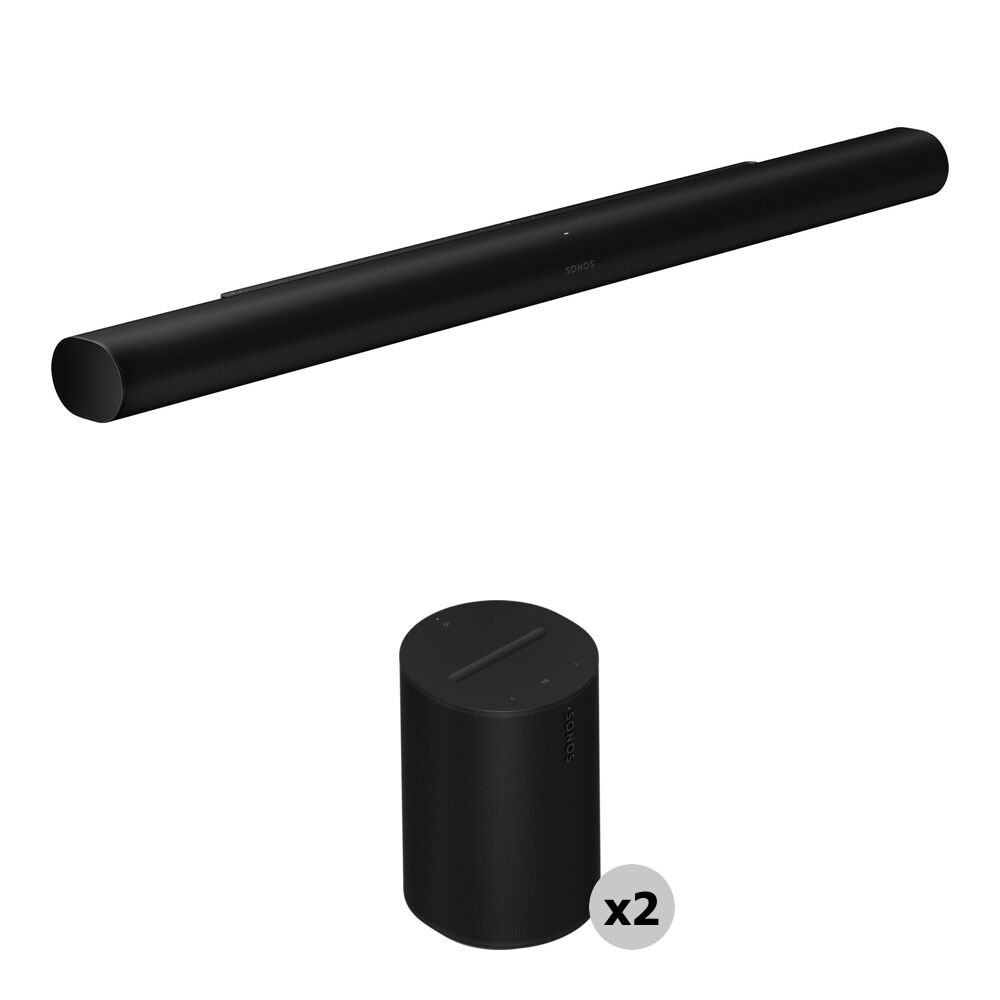 

Комплект из звуковой панели Sonos Arc Ultra и двух колонок Era 100 (черный)