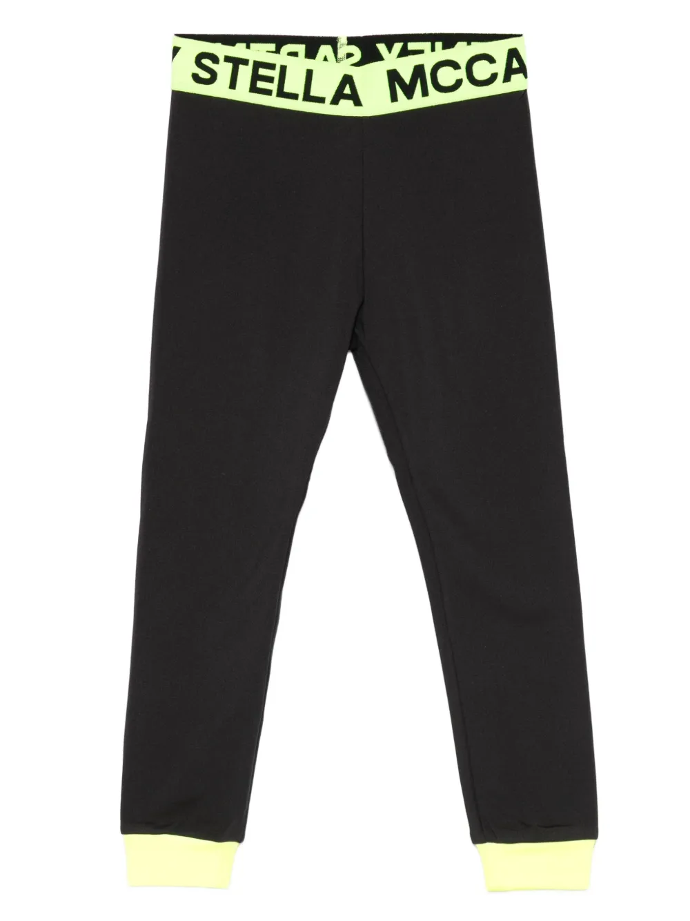 

Леггинсы с манжетами и логотипом Stella McCartney Kids, черный