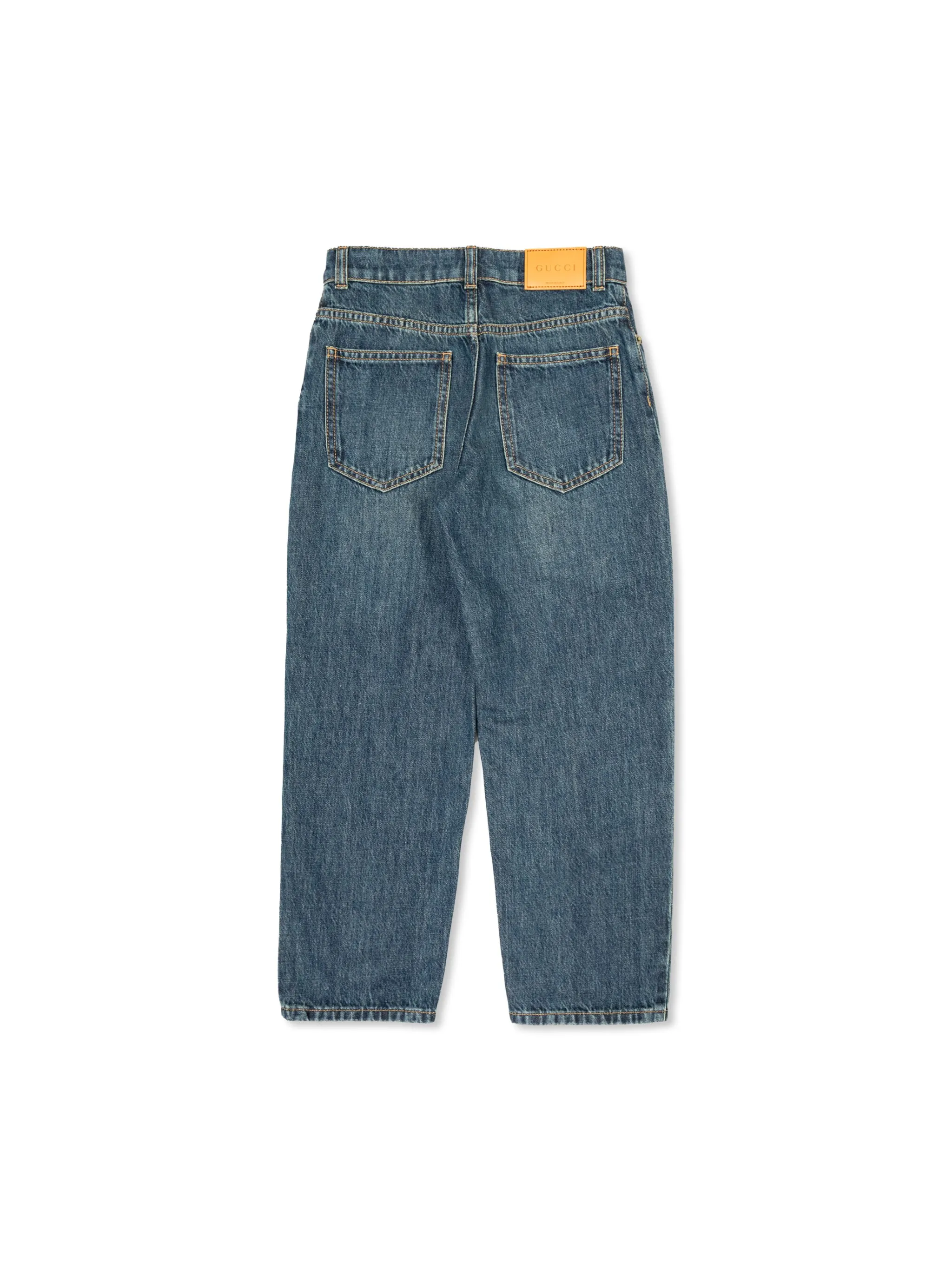 Прямые джинсы Gucci Kids, синий — фото 2