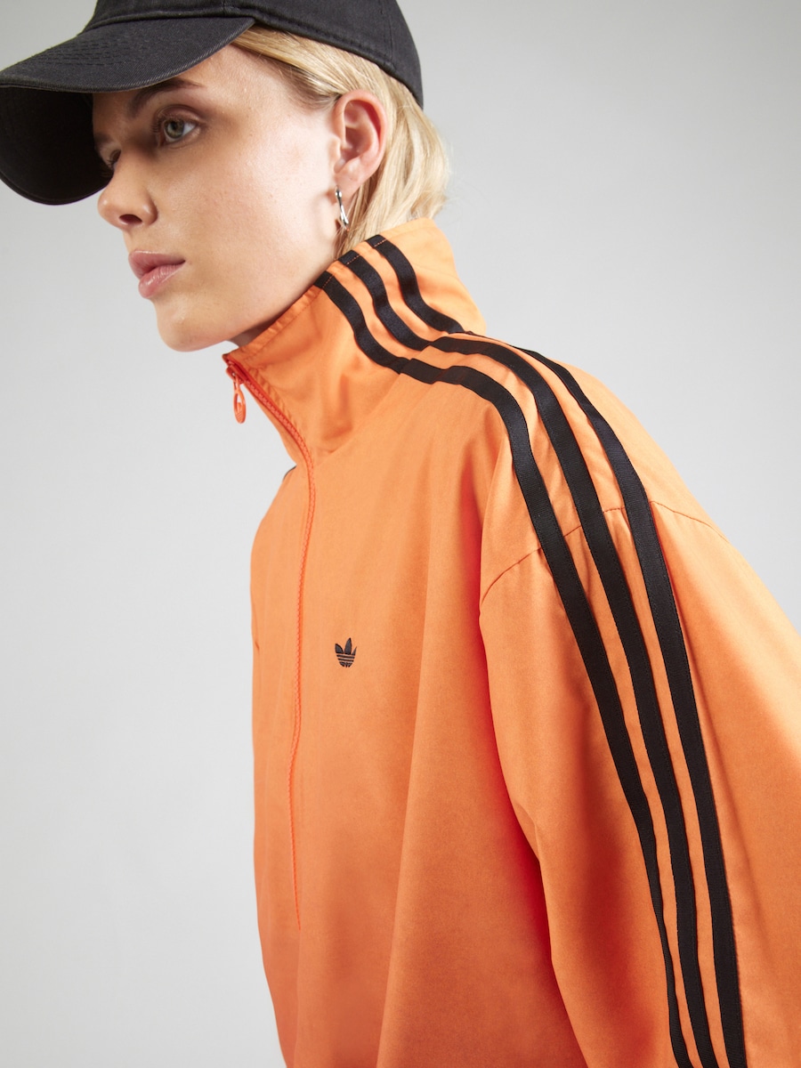 Толстовка с капюшоном на молнии ADIDAS ORIGINALS, Mandarine/Salmon — фото 2