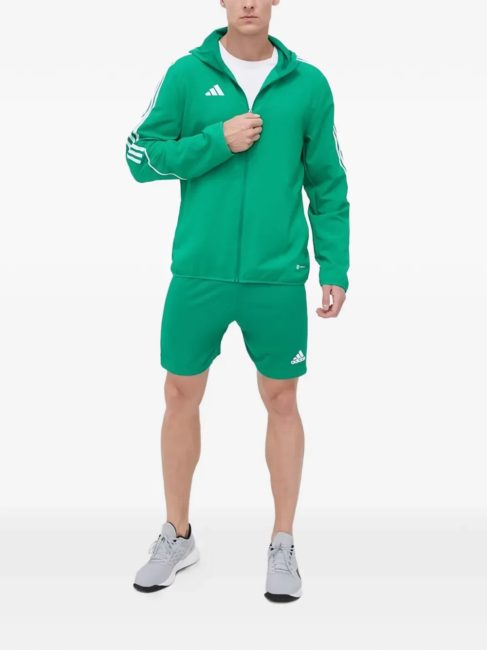 Ветровка Adidas Tiro 23 League, зеленый — фото 2
