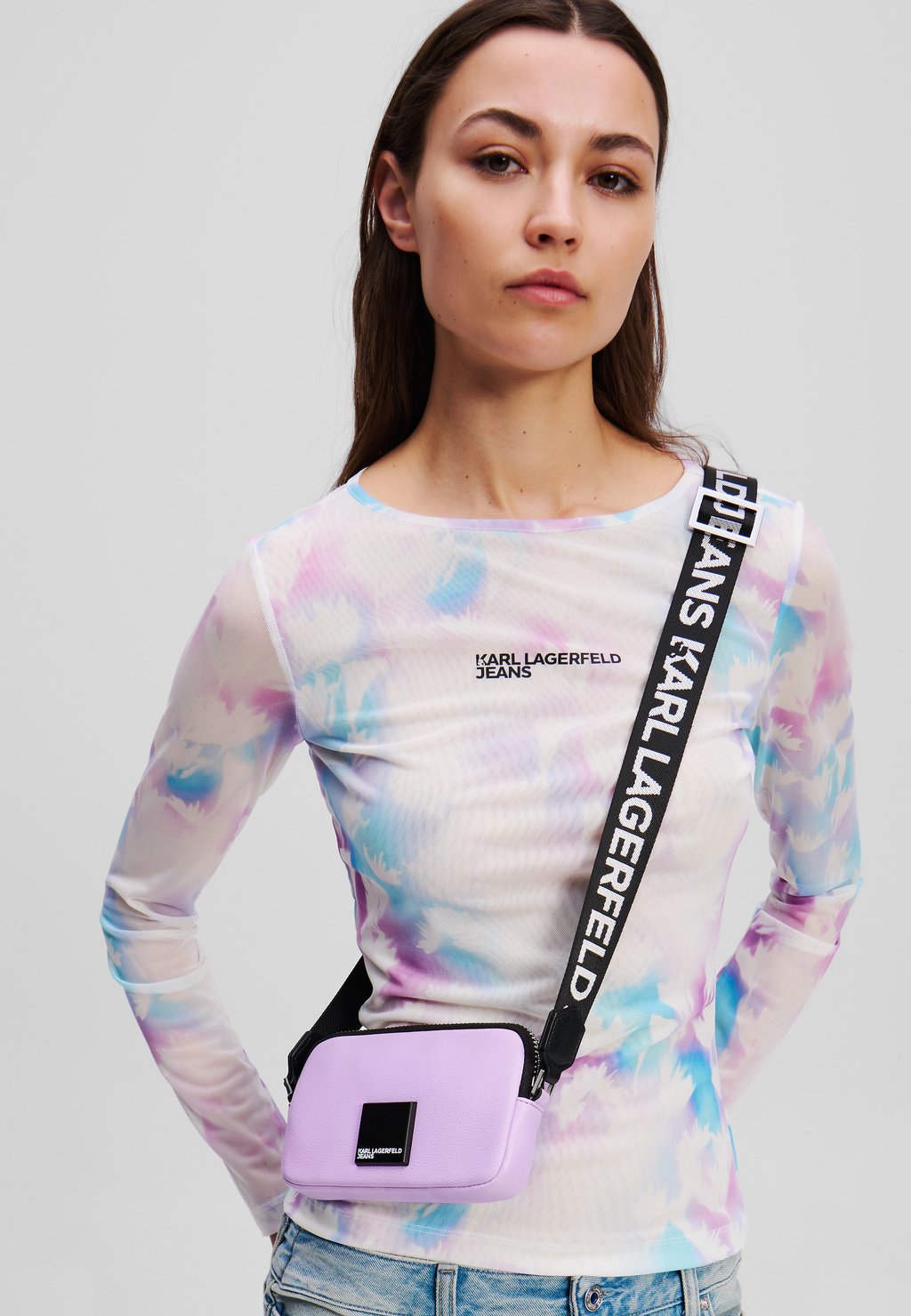 

Сумка через плечо KARL LAGERFELD JEANS - Across body bag, розовый