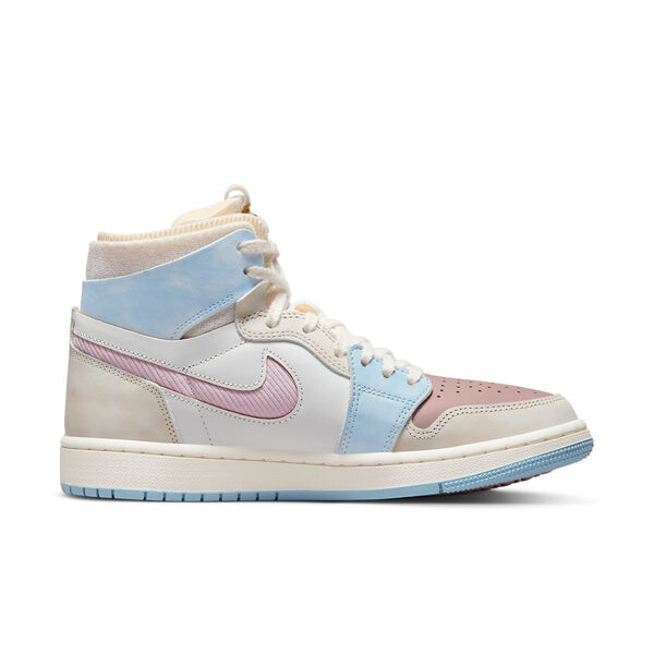 Кроссовки 1 высокие zoom комфорт Air Jordan, розовый — фото 2