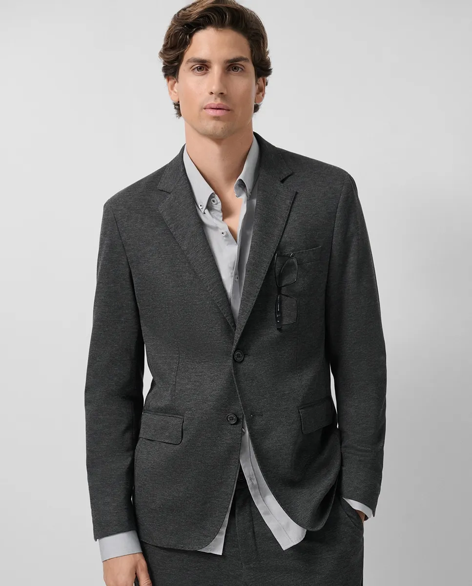 

Мужская куртка из трикотажного полотна Рома Roberto Verino, темно-серый