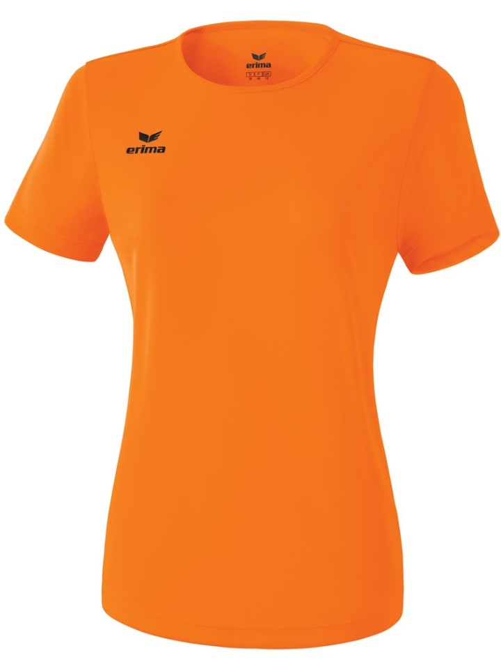 

Футболка спортивная Функциональная футболка для командных видов спорта оранжевого цвета erima