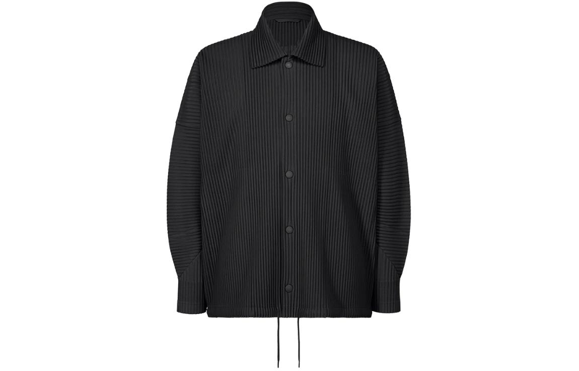 

ISSEY MIYAKE Куртка-рубашка Homme Plissé Mc August, Black