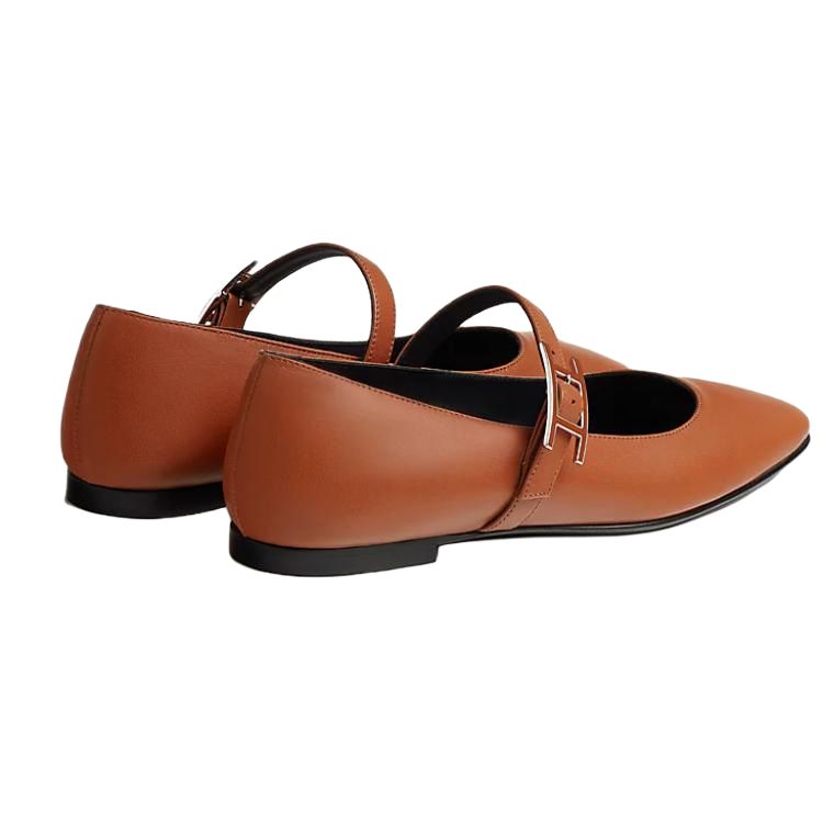 Джейн Мэри Джейн Туфли Женские Коричневые HERMES — фото 4