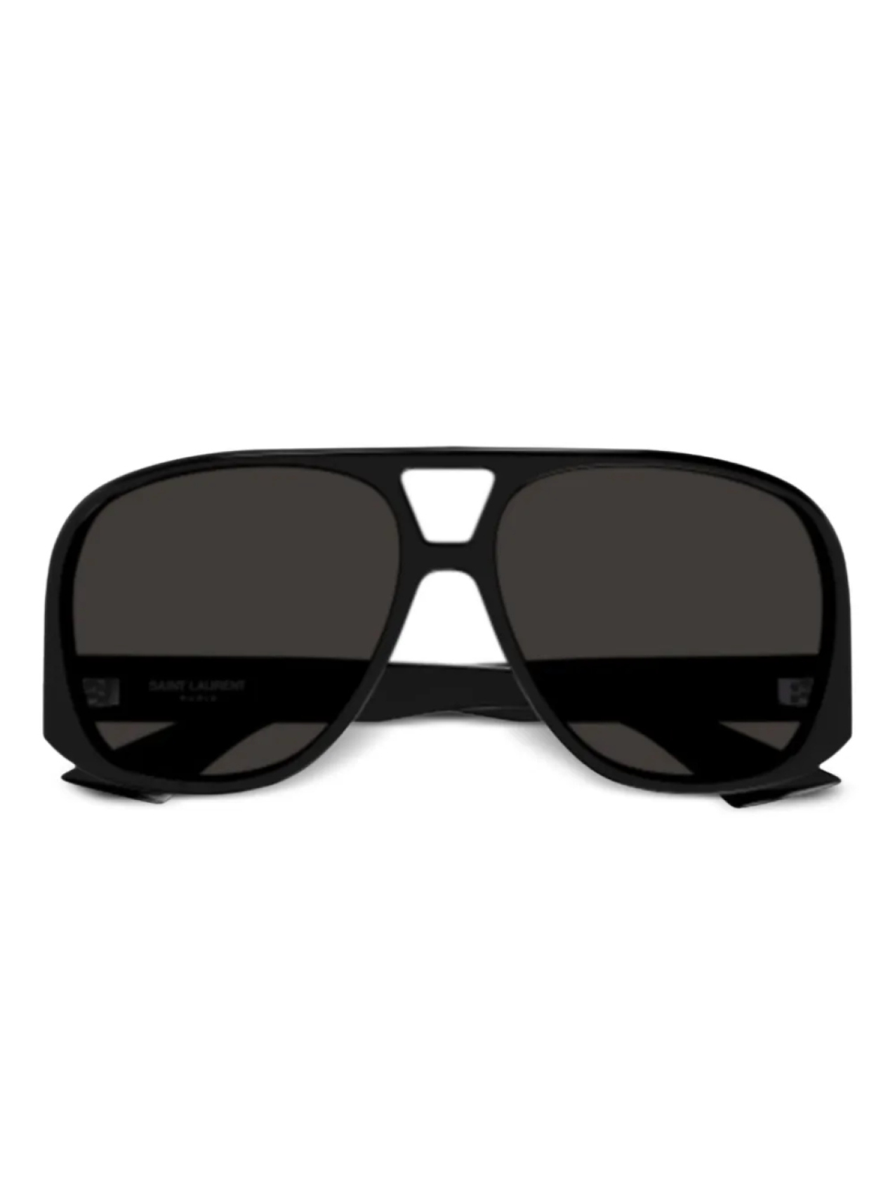 

Солнцезащитные очки в большой оправе Saint Laurent Eyewear, черный