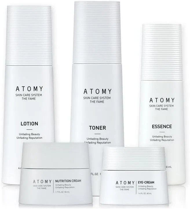 Набор для ухода за кожей лица Atomy The Fame Skin Care 5 Set (Тоник 150мл, Эссенция 50мл, Лосьон 135мл, Крем для глаз 40мл, Питательный крем 50мл)