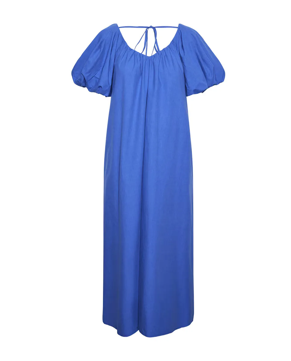 

Платье с длинными пышными рукавами Yas, синий