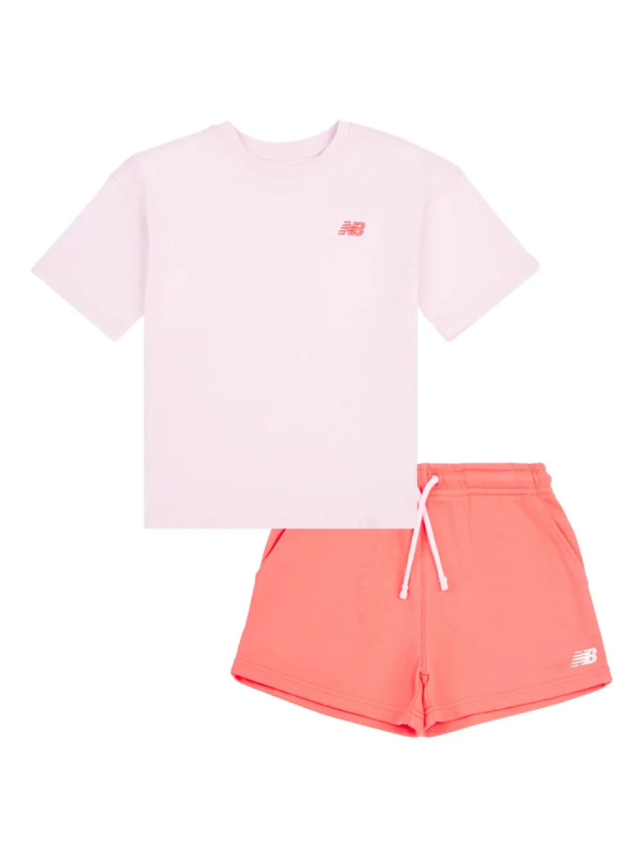 

Комплект шорт с логотипом New Balance Kids, розовый