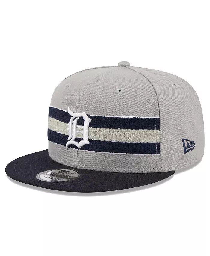

Мужская серая, темно-синяя бейсболка Detroit Tigers Band 9FIFTY Snapback New Era