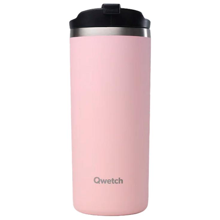 

Кружка дорожная 470 мл пастельно-розовая Qwetch